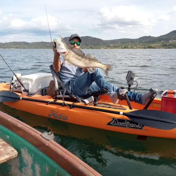 Pêche du carnassier sur le lac du Salagou